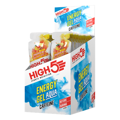 Picture of High 5 Aqua Gel Xtreme - Tropical (100mg caffeine) - 20 Pack