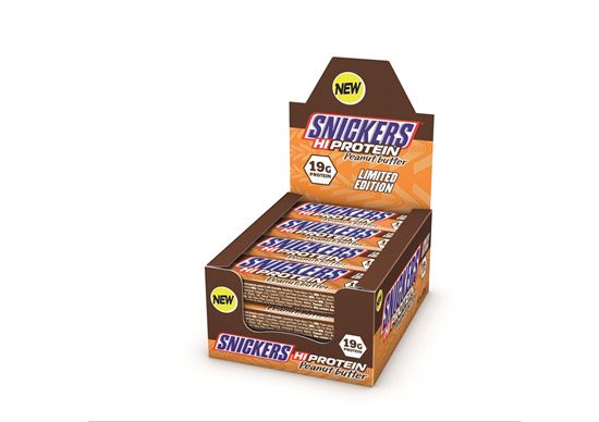 Picture of Snickers LIMITED EDITION - Peanut Butter - Hi Protein Bars (12 Bars)