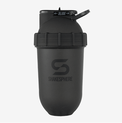 Picture of ShakeSphere Tumbler Black Frosted with Black Logo 700mls