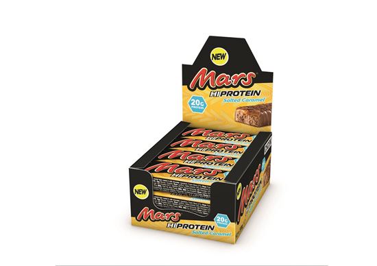 Picture of Mars Hi Protein Salted Caramel Bars (12 Bars): OUT OF STOCK UNTIL DECEMBER