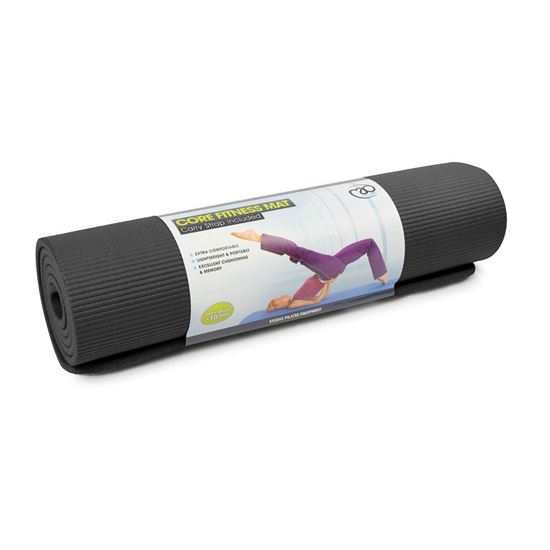Picture of Mad Fitness: Core Fitness Mat Black 10mm (FMATNBR10-BK)