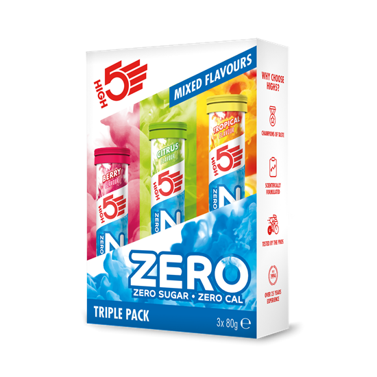 Picture of High 5 Zero Triple Pack - Electrolyte Drink (3 tubes)