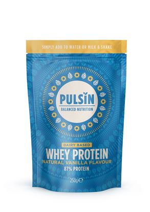 Picture of Pulsin Natural Vanilla Flavour Whey Protein 250g