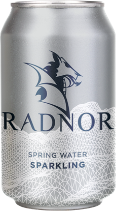 Picture of Radnor Canned Welsh SPARKLING Spring Water 330ml Can (24 pack)