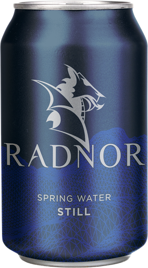 Picture of Radnor Canned Welsh Still Spring Water 330ml Can (24 pack)