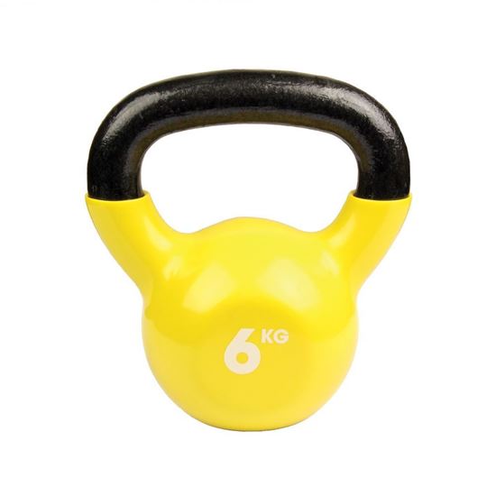Picture of Mad Fitness: 6kg Yellow Kettlebell (FKETTLE6)