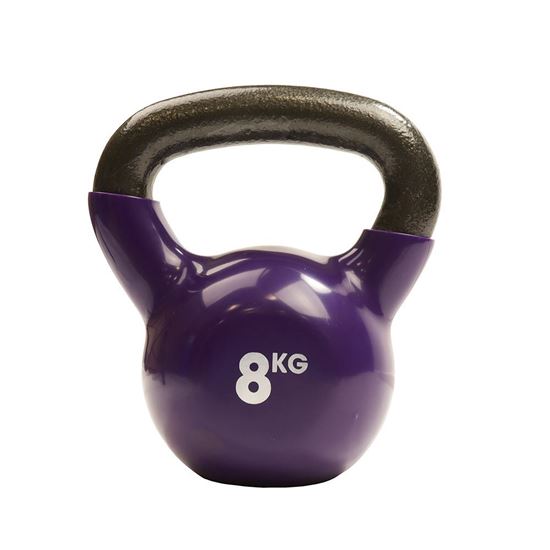 Picture of Mad Fitness: 8Kg Purple Kettlebell (FKETTLE8)