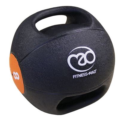 Picture of Mad Fitness: 8Kg Double-Grip Medicine Ball (FMEDDG8)