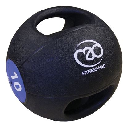 Picture of Mad Fitness: 10Kg Double-Grip Medicine Ball (FMEDDG10)