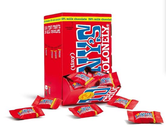 Picture of Tony's Chocolonely Tiny's (100 x 9g Bars)