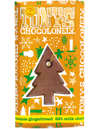 Picture of Tony's Chocolonely Large CHRISTMAS Bars (15 x 180g Bars)