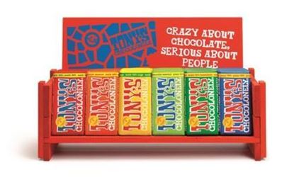 Picture of Tony's Chocolonely Big Bar Wooden Bench (57cm wide)