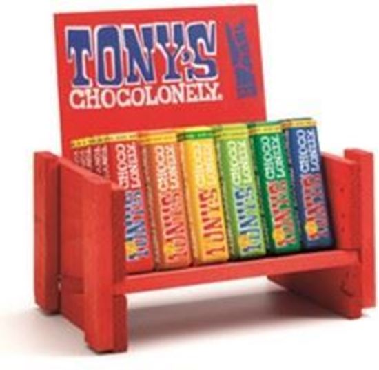 Picture of Tony's Chocolonely Small Bar Wooden Bench (27cm wide)