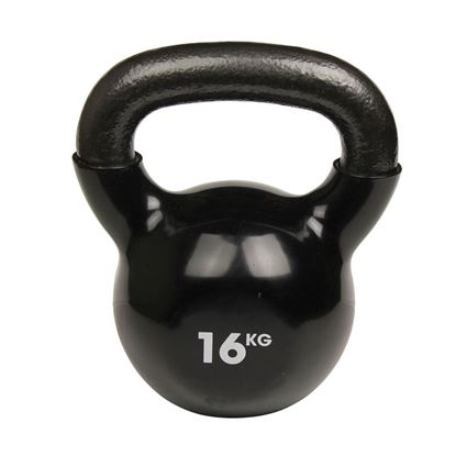 Picture of Mad Fitness: 16kg Kettlebell - Black (FKETTLEBLK16)
