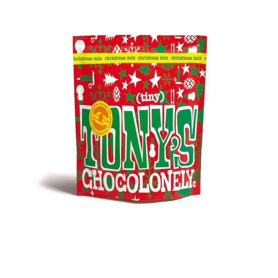 Picture of Tony's Chocolonely Tiny Christmas Mix Bags x 6 Bags 135g (20 minis per bag)