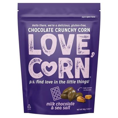 Picture of Love Corn: Chocolate Crunchy Corn (6 x 90g): OUT OF STOCK 