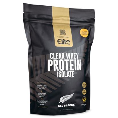 Picture of Healthspan Elite: All Blacks Clear Whey Protein Isolate (750g)