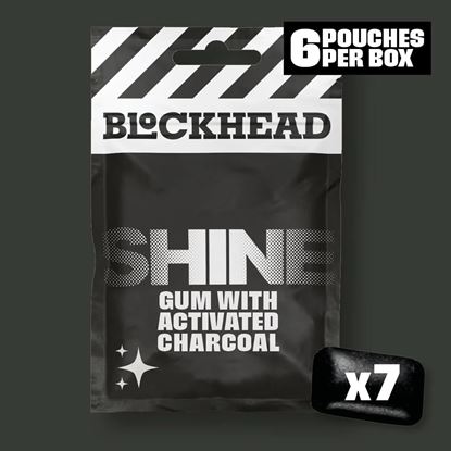 Picture of Blockhead SHINE Gum - 12 Packs (7 x gums per pack)