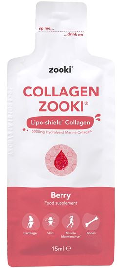 Picture of Zooki: Collagen (20 x 15ml Sachets): Berry Flavour
