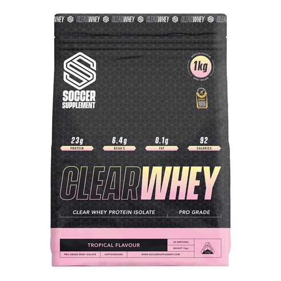 Picture of Soccer Supplements: Clear Whey - Protein Isolate (1kg)