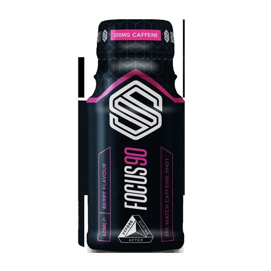 Picture of Soccer Supplements: Focus90® Shot - Caffeinated energy shot (12 x 60ml)