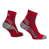 Picture of Absolute 360: Performance Running Socks: Quarter: Red / Grey