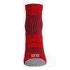 Picture of Absolute 360: Performance Running Socks: Quarter: Red / Grey