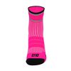 Picture of Absolute 360: Performance Running Socks: Quarter: BE SEEN: Neon Pink