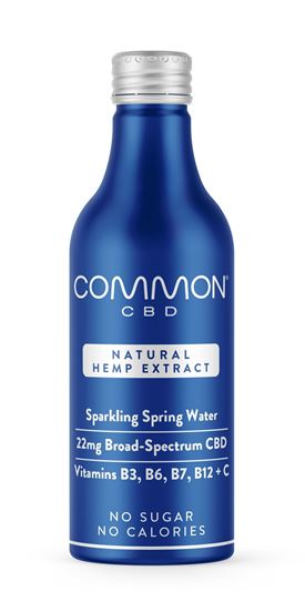 Picture of Common Water Canned CBD infused Spring Water 330ml Can (24 pack)
