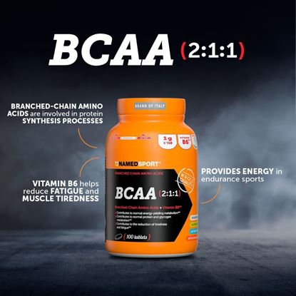 Picture of NAMEDSPORT> BCAA 2:1:1 - 100CPR