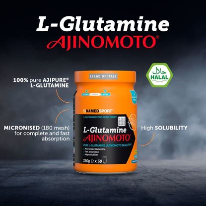 Picture of NAMEDSPORT> L-Glutamine - 250g