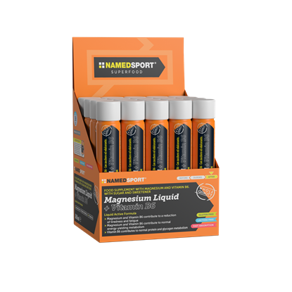 Picture of NAMEDSPORT> Magnesium Liquid + Vitamin B6 (20 pack)