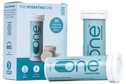 Picture of One Water The Hydrating One - 20 Effervescent Electrolye Tablets (2 x 10)