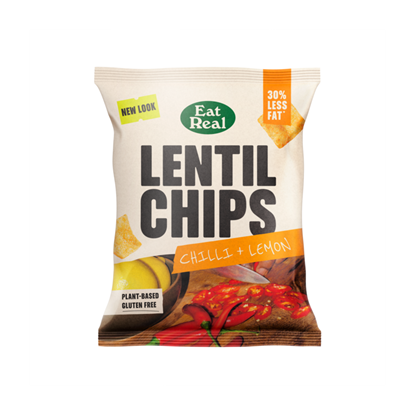 Picture of Eat Real: Lentil Chips NEW BOX SIZE (18 X 40g)