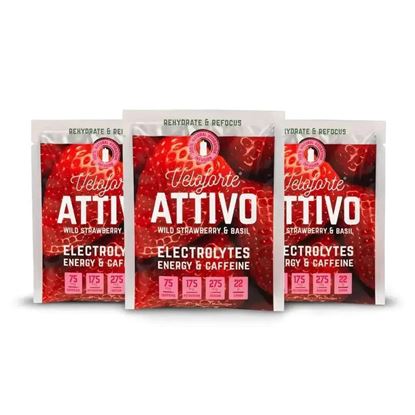 Picture of Veloforte Attivo – Natural Energy & Electrolyte Drink with Caffeine (24 X 25g)