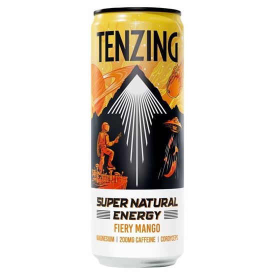 Picture of NEW: Tenzing Super Natural Fiery Mango 330ml Can (12 Pack)