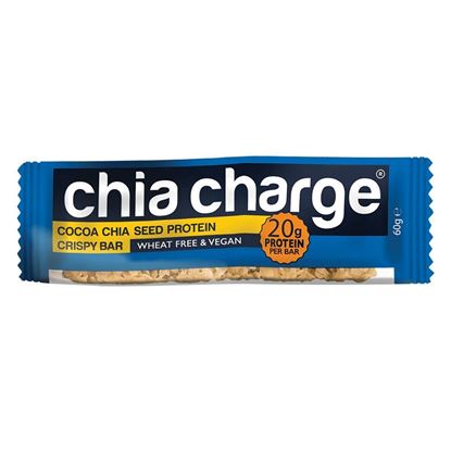 Picture of Chia Charge Crispy Vegan Protein Bars (10 x 60g Bars)