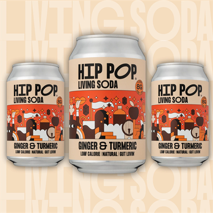 Picture of Hip Pop Living Soda (24 x 330ml)