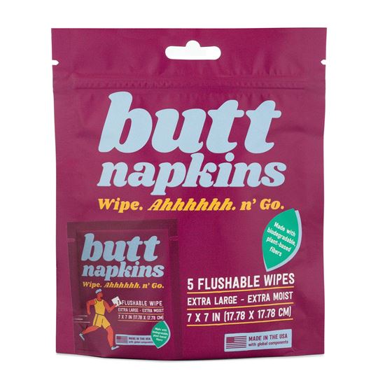 Picture of Butt Napkins - Running Wipes (5 Pack)