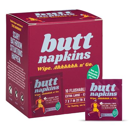 Picture of Butt Napkins - Running Wipes (10 Pack)