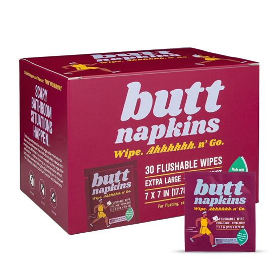 Picture of Butt Napkins - Running Wipes (30 Pack)