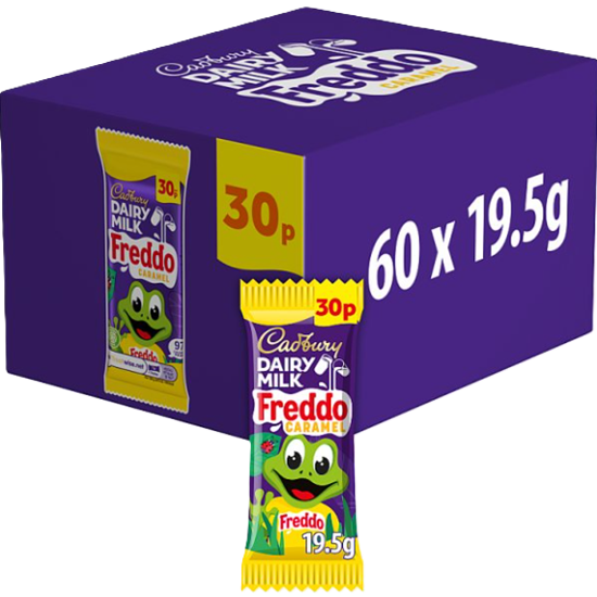 Picture of Cadbury Freddo Caramel Bars (60 Bars x 18g) 35p Price Marked
