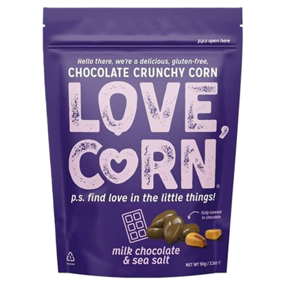 Picture of Love Corn: Chocolate Crunchy Corn (6 x 90g)