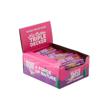 Picture of Tribe Nut Butter Triple Decker Vegan Protein Bar (12 x 40g Bars)