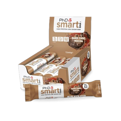 Picture of 70% OFF CLEARANCE: Smart Bar - Protein Bars Flavour: Dark Chocolate Mocha (12 Bars) - (SHORT-DATED BB 30/09/25)