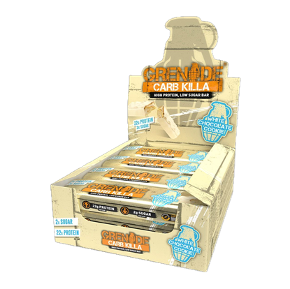 Picture of 50% OFF CLEARANCE: Grenade High Protein, Low Sugar White Chocolate Cookie - (OUT OF DATE BB: 10/09)