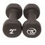 Picture of Mad Fitness: Black Neoprene 2 KG Dumbbells (Pair) (FDBELLBLK2)