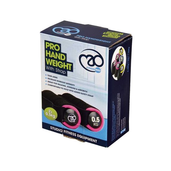 Picture of Mad Fitness: Pro Handweight 2 x 0.50Kg Pink (FDBELLHAND05)
