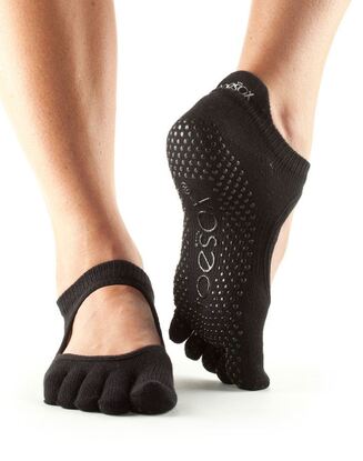 Picture of ToeSox: Full Toe Bellarina Grip Socks