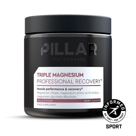 Picture of PILLAR Performance: TRIPLE MAGNESIUM (200g Powder / 50 serves) Glass Jar 